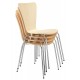 Picasso Wooden Stackable Chair
